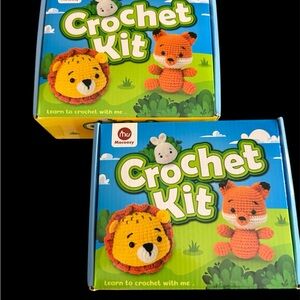 Crochet Kit for Beginners Lot of 2